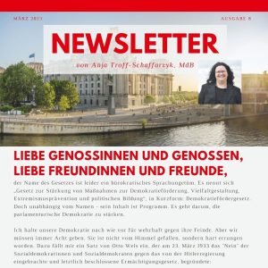 Newsletter Anja Troff-Schaffarzyk August 2023